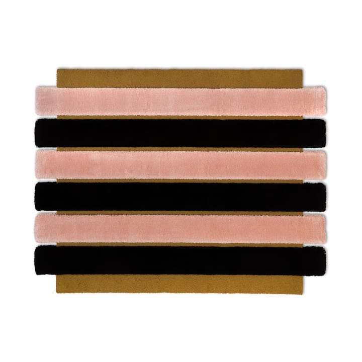 Tapete ODC Segment Rug Collection Stripe - Golden-blush-black, 154x200 cm - Ogeborg