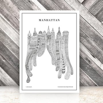 Póster Manhattan - 50x70 cm - Olle Eksell