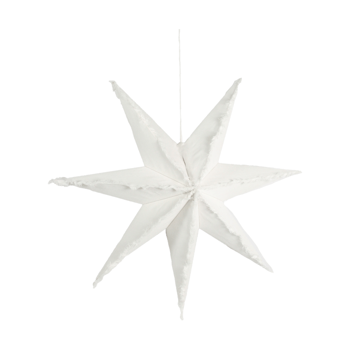 Estrela de Natal Lino 68 cm - Branco - Olsson & Jensen