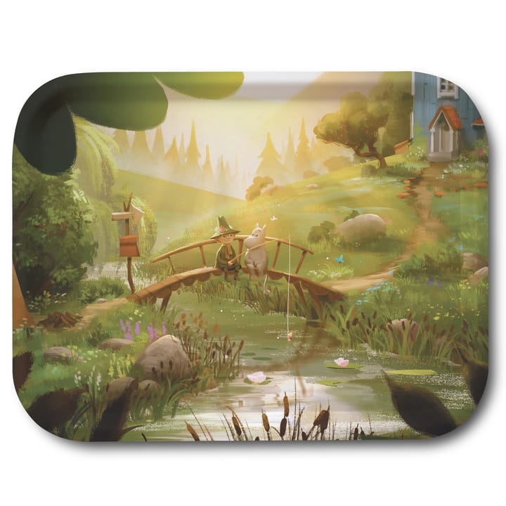 Tabuleiro Moomin TV-Series 27x20 cm - Moomin & Snufkin bridge - Opto Design