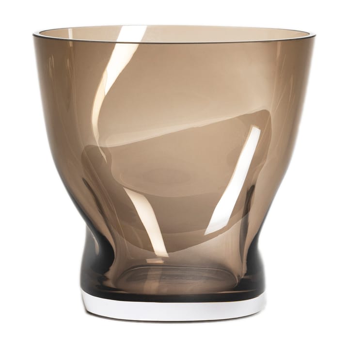 Vaso tulipa 18 cm Squeeze - Castanho - Orrefors