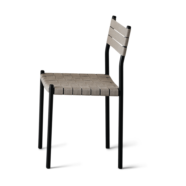 Cadeira Nettan Chair estrutura preta, Tecido Natural OX Denmarq