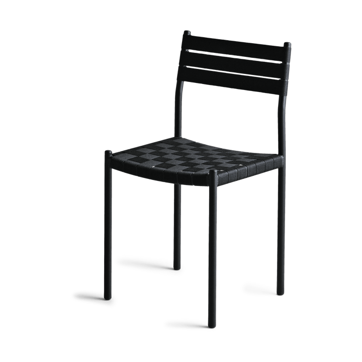 Cadeira Nettan Chair estrutura preta, Tecido preto OX Denmarq