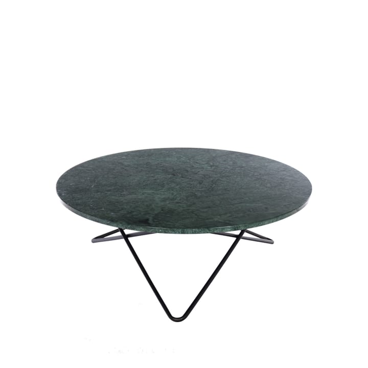 Large O Table mesa de centro - Mármore indio. Suporte preto - OX Denmarq