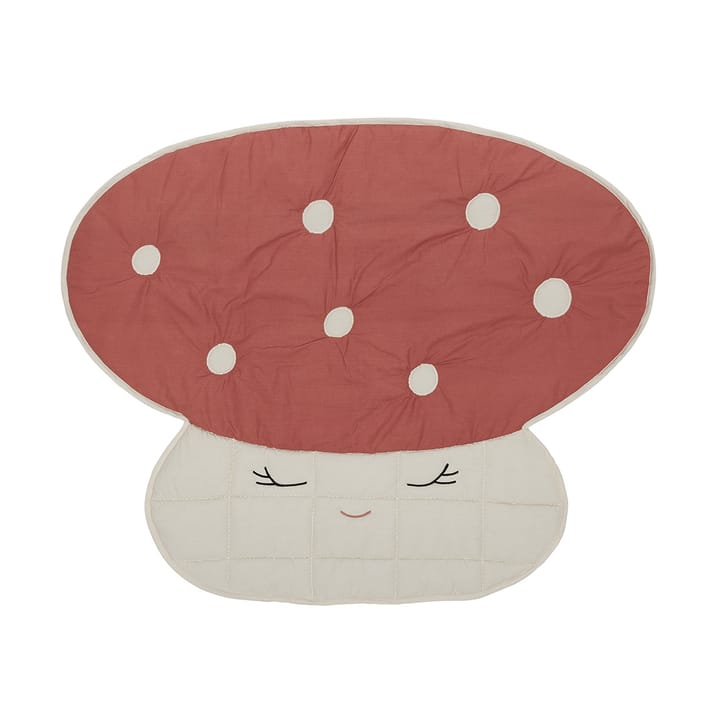 Colcha Mushroom quiltad  - Offwhite-red - OYOY