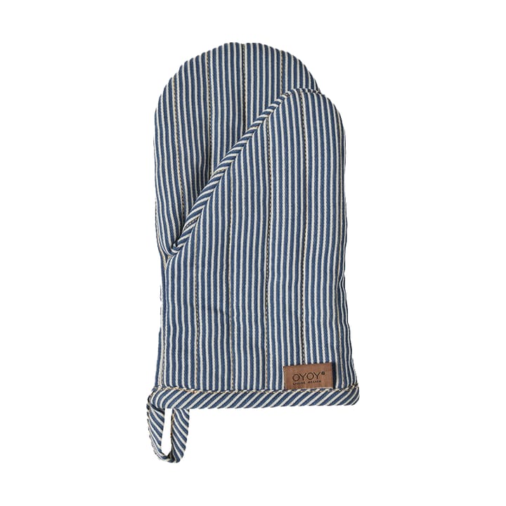 Luva de forno Striped denim - Blue - OYOY