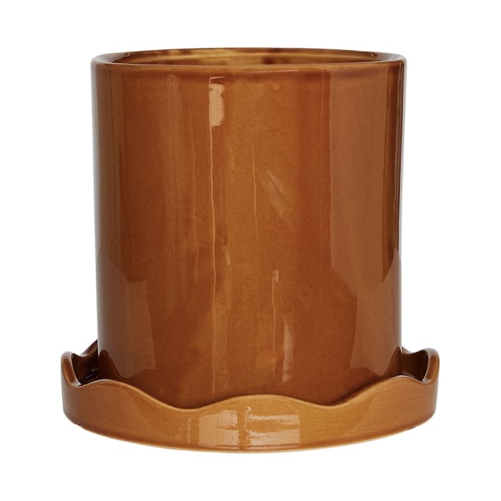 Vaso Nami com prato Ø16,5 small - Amber - OYOY