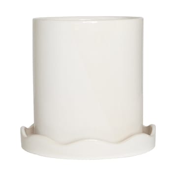 Vaso Nami com prato Ø16,5 small - White - OYOY