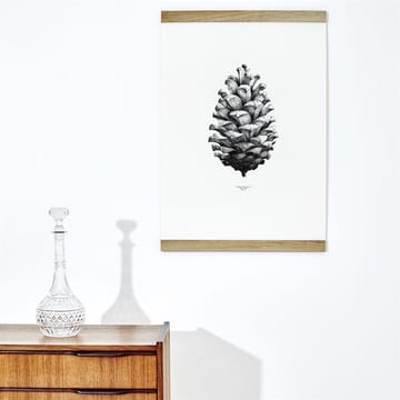 Póster 1:1 Pine cone - branco, 50x70 c - Paper Collective