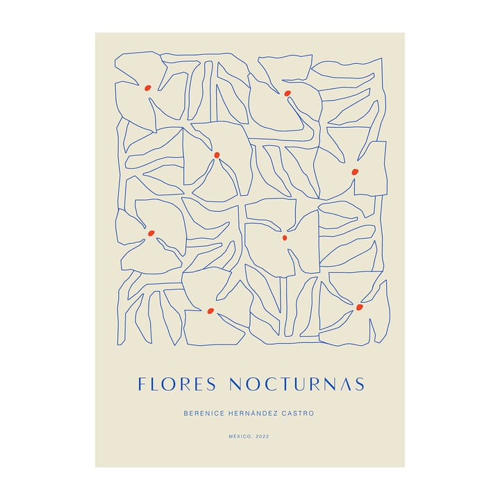 Poster Flores Nocturnas 01 - 50x70 cm - Paper Collective