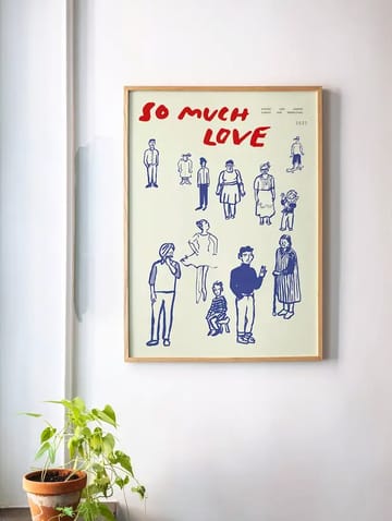 Póster So Much Love  - 30x40 cm - Paper Collective