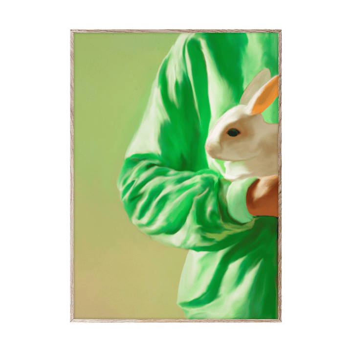 Poster White Rabbit  - 50x70 cm - Paper Collective