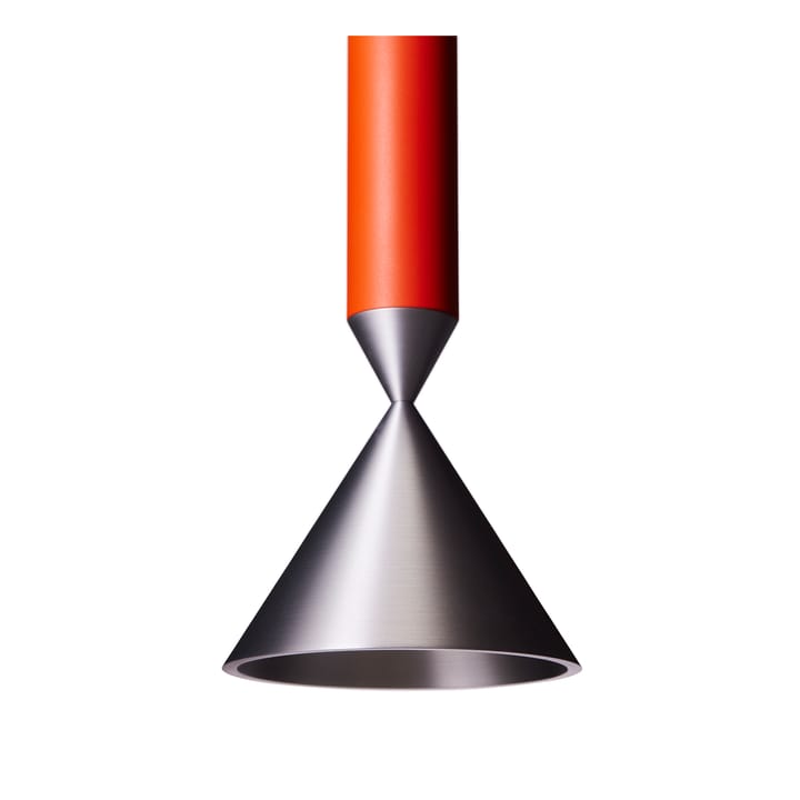 Candeeiro de teto Apollo 59 - Red orange-aluminium - Pholc