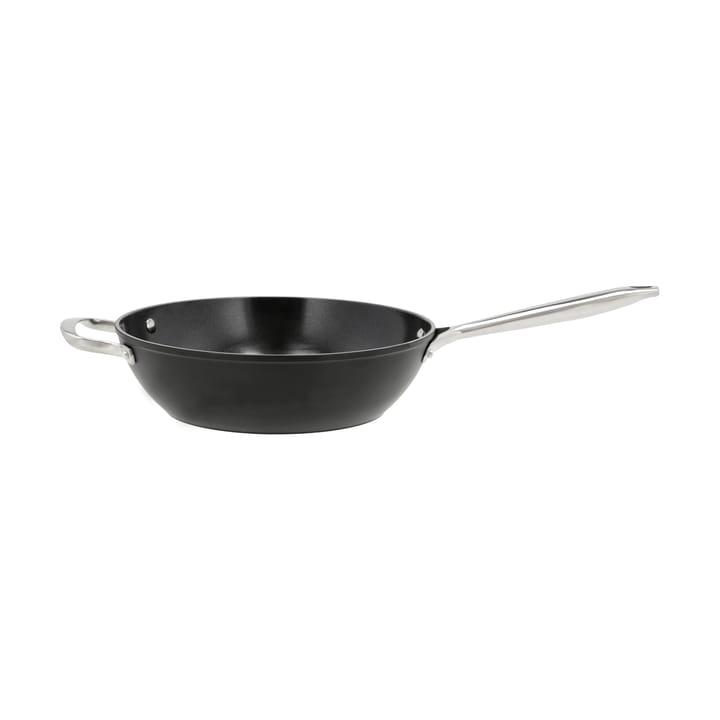 Travo wok revestimento cerâmica antiaderente 28 cm - Alumínio-preto - Pillivuyt