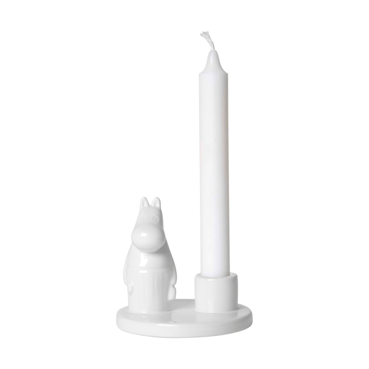 Castiçal de cerâmica Mumin Mãe - Branco  - Pluto Design