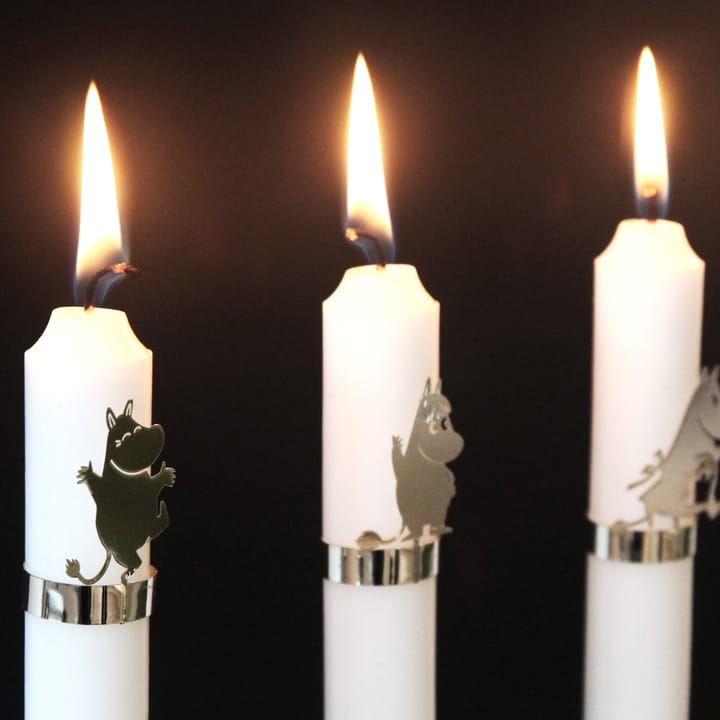 Mumin Decoração de velas 4-unidades - Prata - Pluto Design