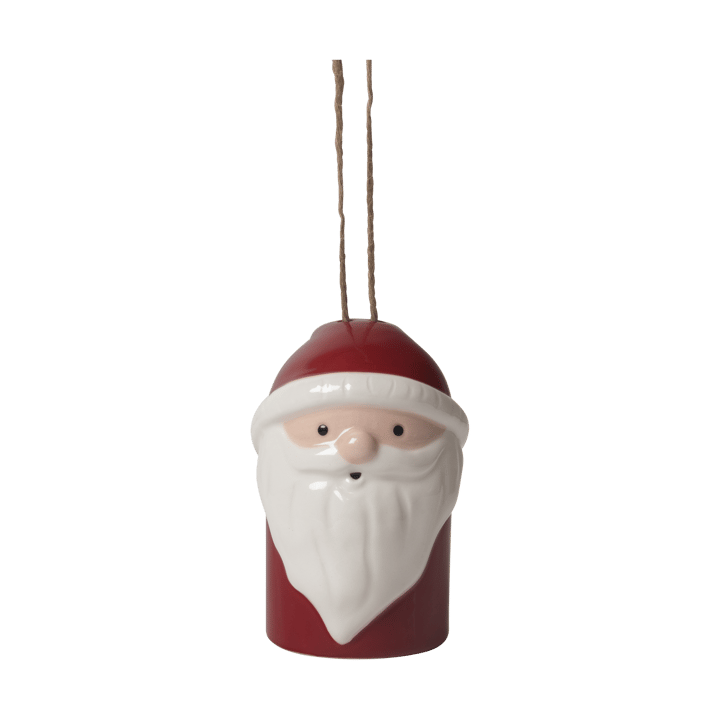 Pingente da árvore de Natal Santa - Vermelho-branco  - Pluto Design