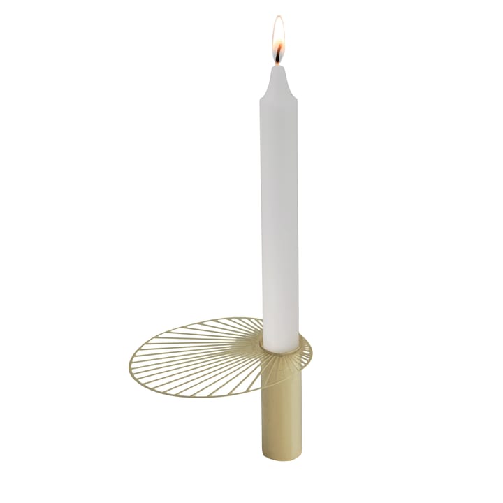 Suporte de velas grande Sun 9 cm - dourado - Pluto Design