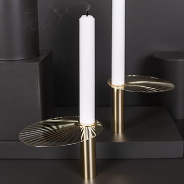 Suporte de velas grande Sun 9 cm - dourado - Pluto Design