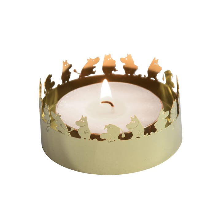 Suporte de velas Moomin etsad  - Dourado - Pluto Design