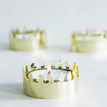 Suporte de velas Moomin etsad  - Dourado - Pluto Design