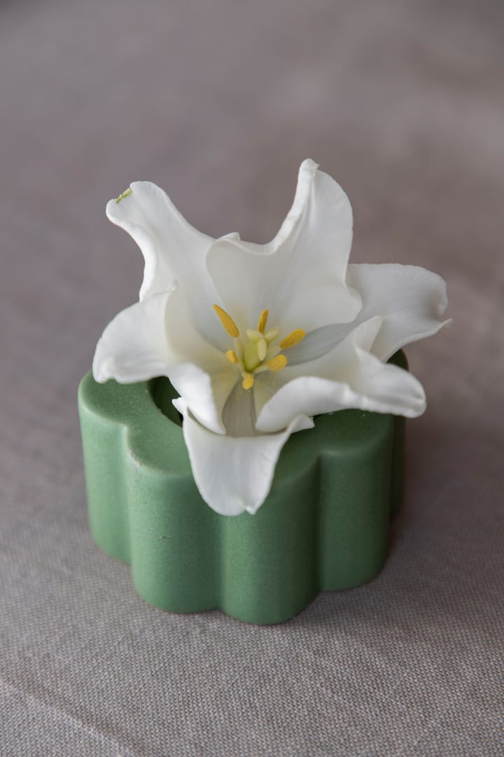 Vaso/suporte de velas Birgit 5 cm - Olive - PotteryJo