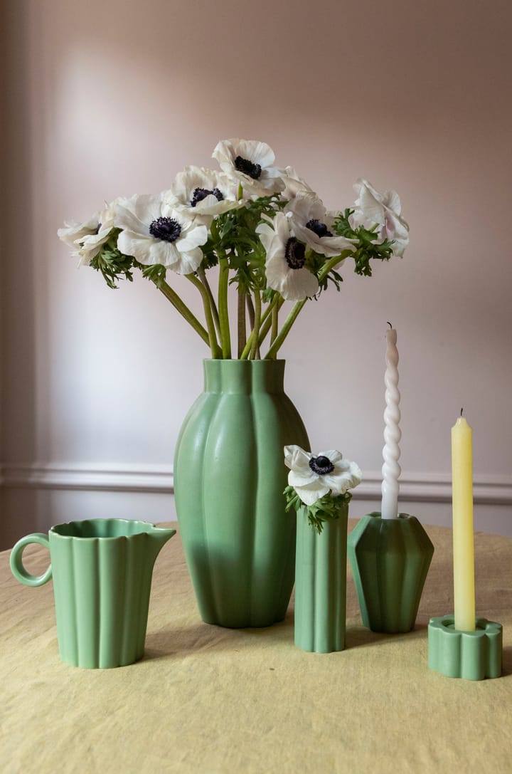 Vaso/suporte de velas Birgit 5 cm - Olive - PotteryJo