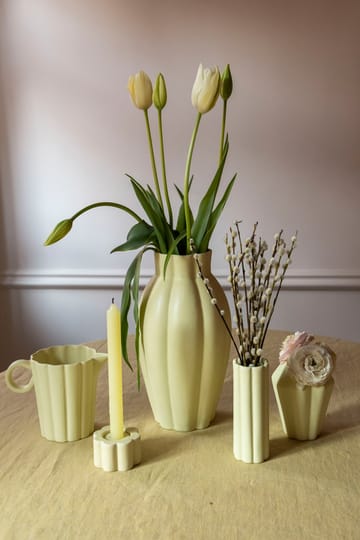 Vaso/suporte de velas Birgit 5 cm - Pale Yellow - PotteryJo