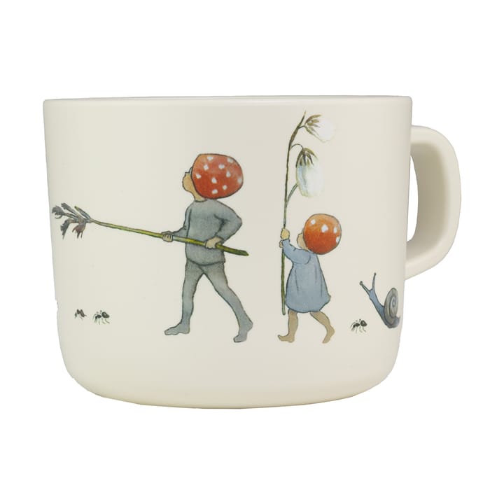 Caneca Elsa Beskow Tomtebobarnen 25 cl - Branco - Rätt Start