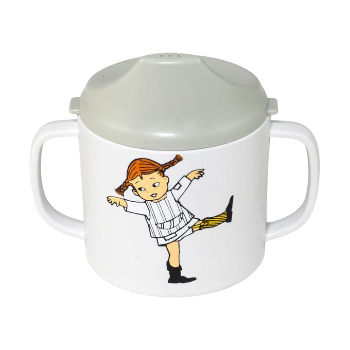 Caneca infantil com bico Pippi Cirkus 20 cl - bege - Rätt Start