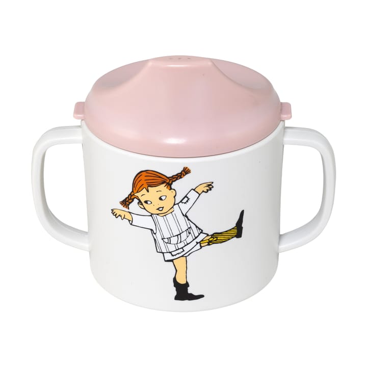 Caneca infantil com bico Pippi Cirkus 20 cl - Rosa - Rätt Start