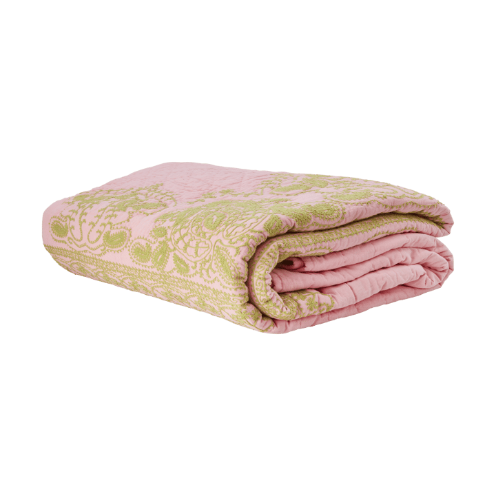 Colcha acolchoada Rice 225x225 cm - Soft pink - RICE