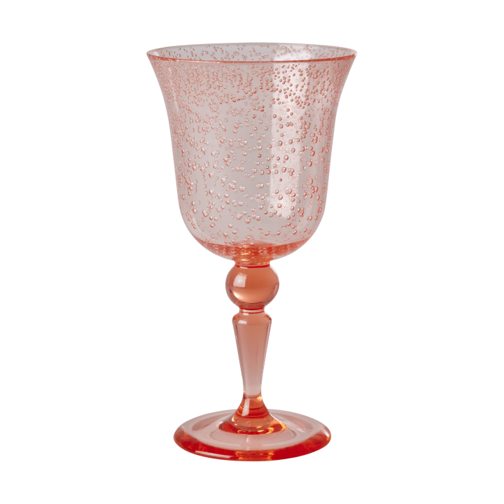 Taça de vinho Rice bubble design 36 cl - Peach - RICE