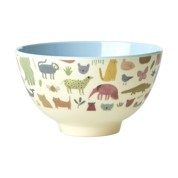 Tigela de melamina Rice small - Sweet Jungle Print-Soft blue - RICE