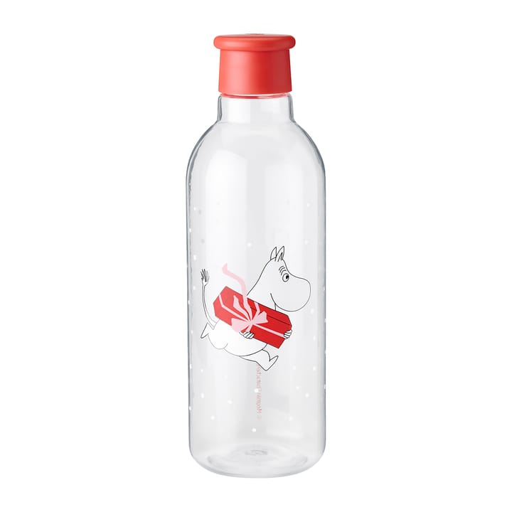 Garrafa de água DRINK-IT Mumin 0,75 l - Vermelho - RIG-TIG