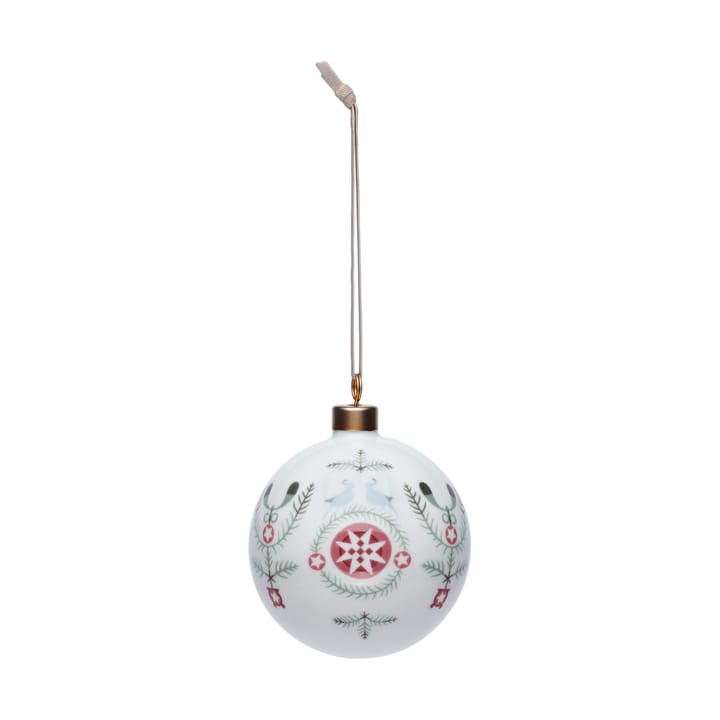 Bola de natal Swedish Grace Winter Ø8 cm - Branco 
 - Rörstrand