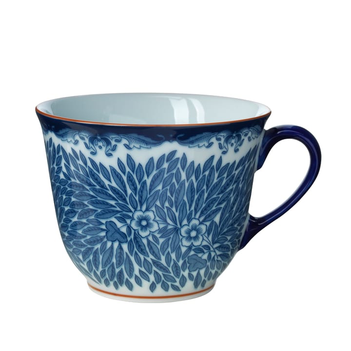 Caneca 40 cl e prato Ø20 cm Ostindia Floris, Azul Rörstrand