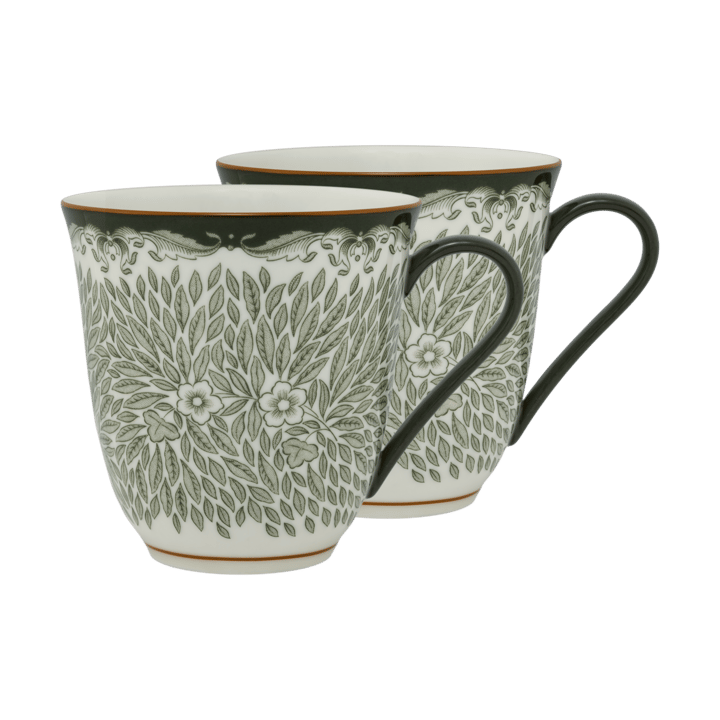 Caneca Ostindia Floris 30 cl, 2 un. - Verde
 - Rörstrand