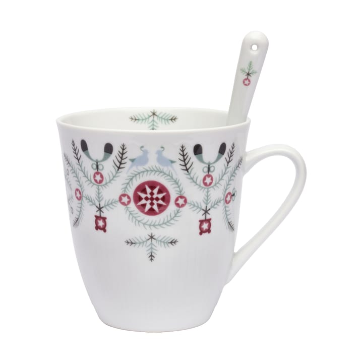 Caneca Swedish Grace Winter 50 cl - Branco  - Rörstrand