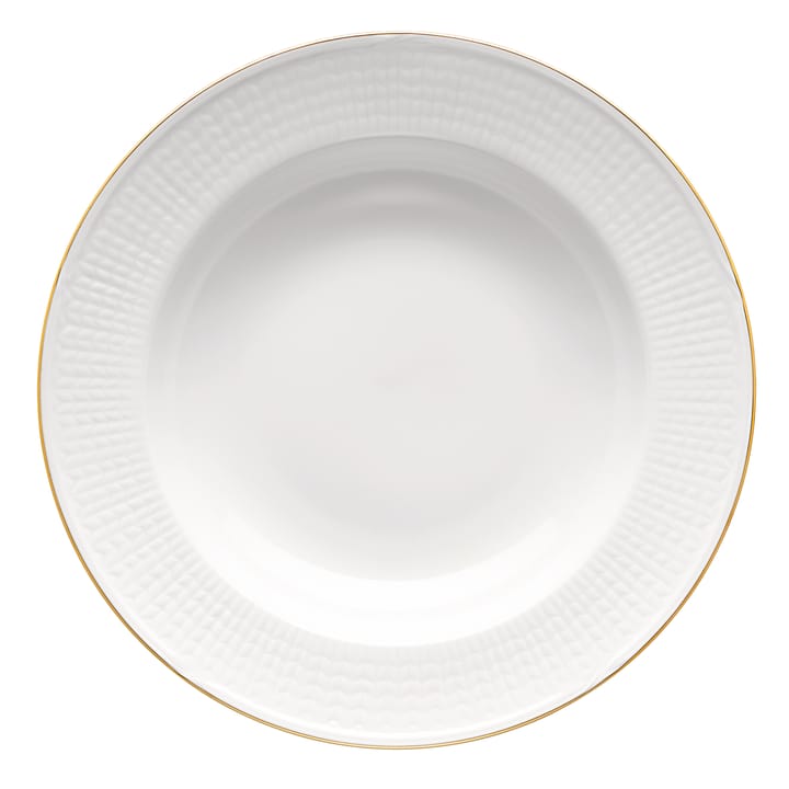 Prato fundo Swedish Grace Gala 25 cm - branco - Rörstrand