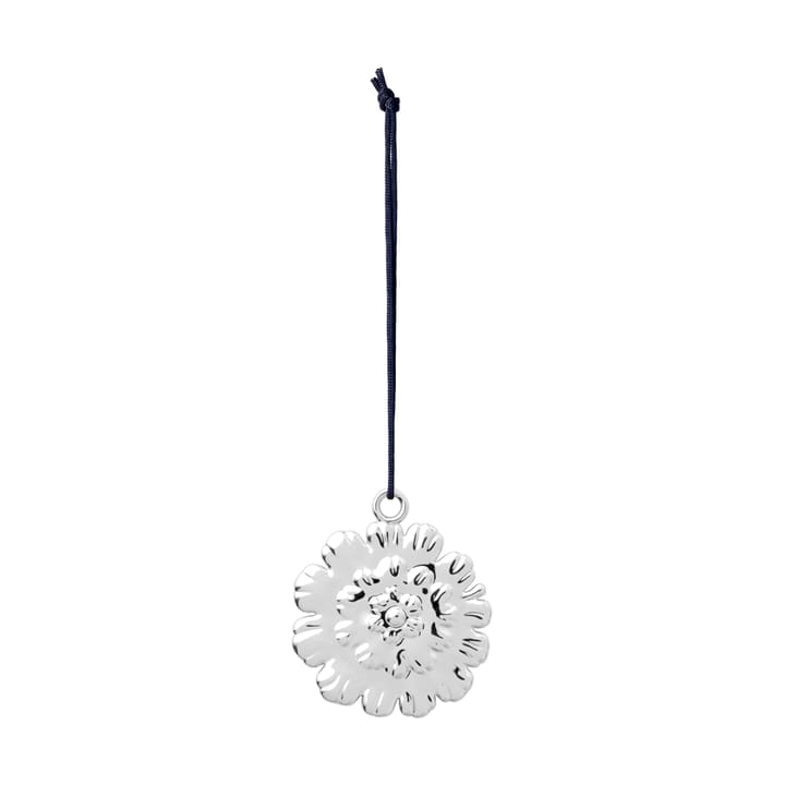 Enfeite de Natal Ball Flower 6,5 cm - Prateado - Rosendahl