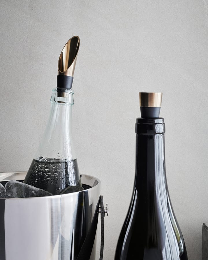Rolha de vinho e bico 2 peças Grand Cru Bareware - Aço preto-patinado - Rosendahl