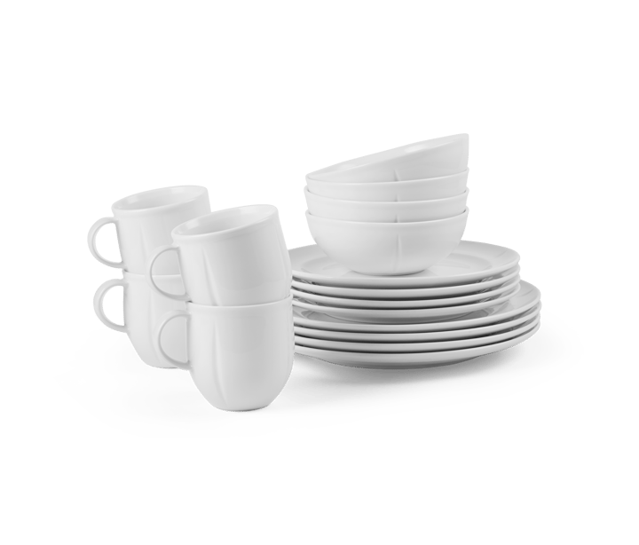 Serviço de mesa Grand Cru Soft branco 16 peças - Branco - Rosendahl