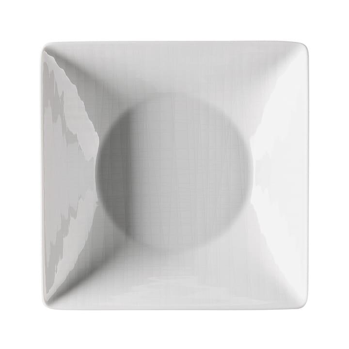 Prato fundo quadrado Mesh 20 cm - branco - Rosenthal