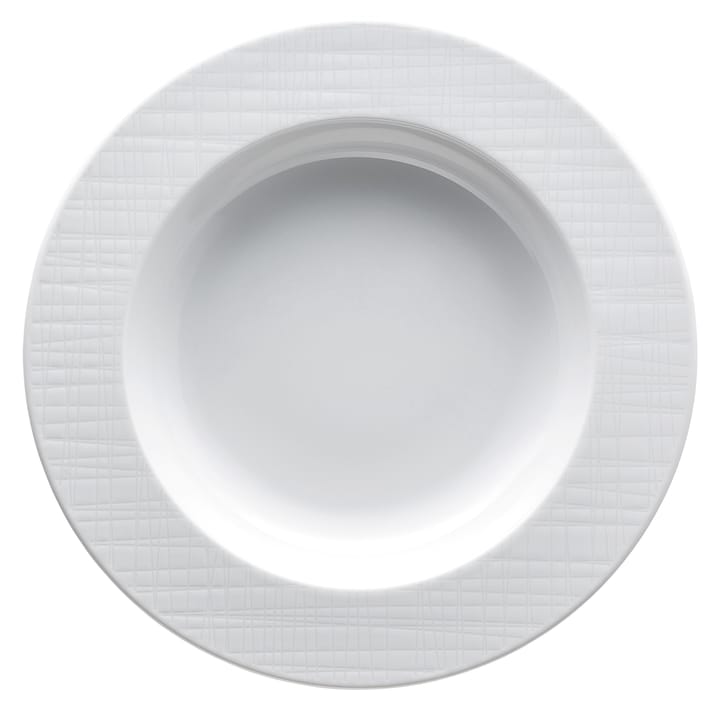 Prato Mesh Rim 23 cm - Branco - Rosenthal