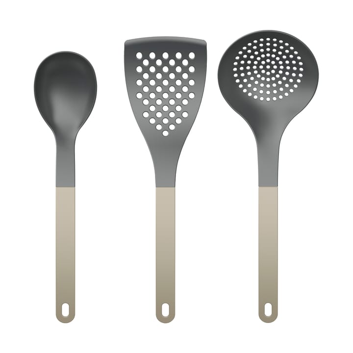 Conj. Utensílios de cozinha Optima 2 3 peças - Branco Nylon - Rosti