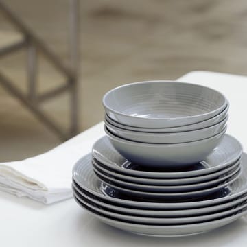 Pratos Maze, 12 un. - dark grey - Royal Doulton