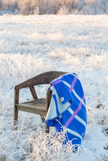 Knut Manta 135x200 cm - Blue - Røros Tweed