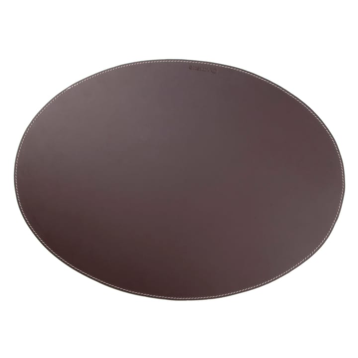 Ørskov individual de mesa em couro oval, brown Ørskov