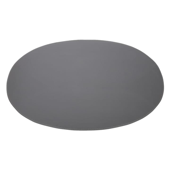 Ørskov individual de mesa em couro oval, dark grey Ørskov